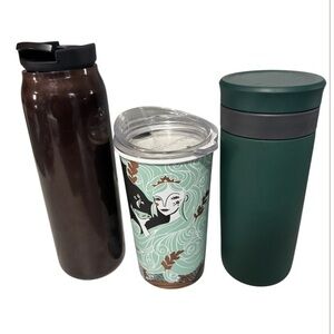 STARBUCKS bundle of 3 reusable tumblers